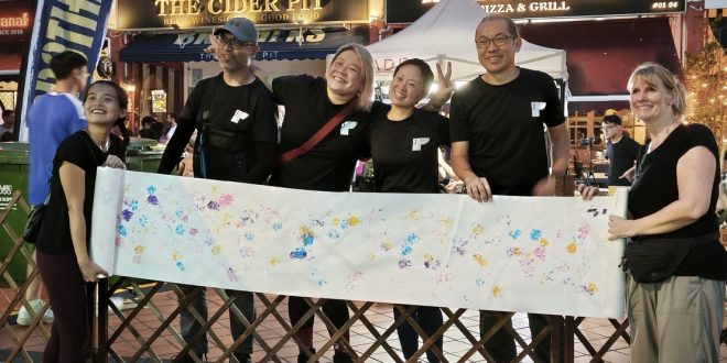 Longest Banner Of Paw Prints