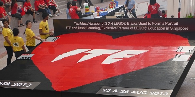 Largest Logo Made Of Lego Bricks