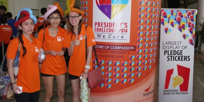 Largest Display Of Pledge Stickers
